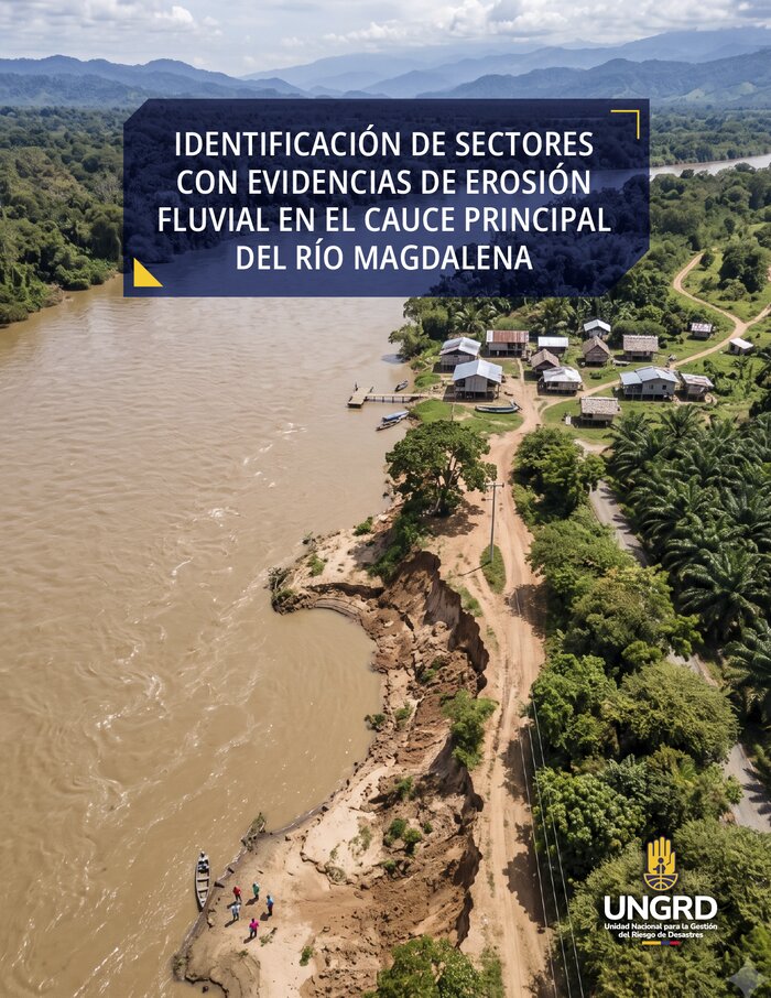Identificación de sectores con evidencias de erosión fluvial en el cauce principal del Río Magdalena